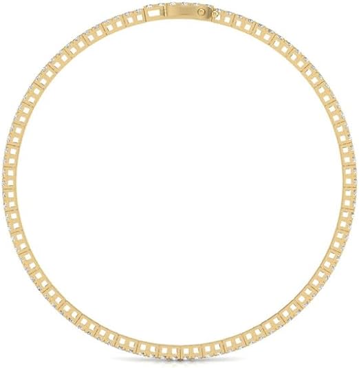 14K Gold Natural Diamond Tennis Bracelet. Clarity Grade I2-I3 and a Color Grade J-K.